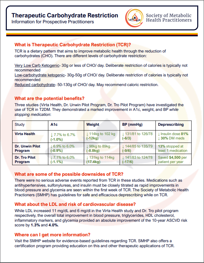 TCR-diet